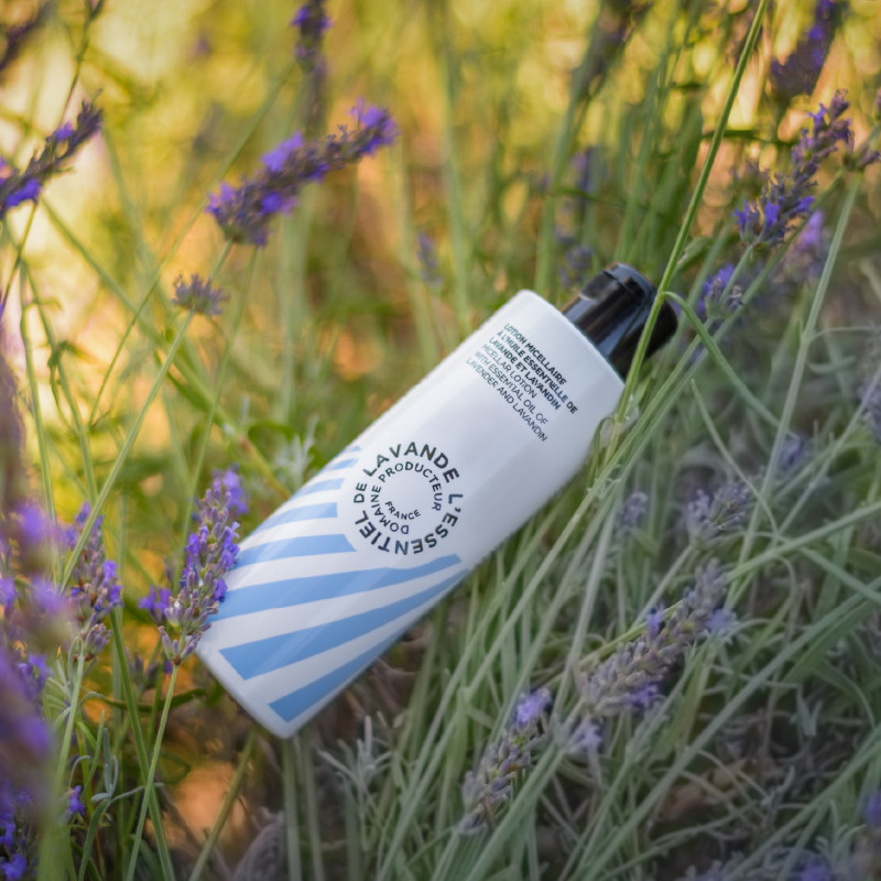 Lotion micellaire, aux huiles essentielles Bio de Lavande et Lavandin (flacon 200ml)