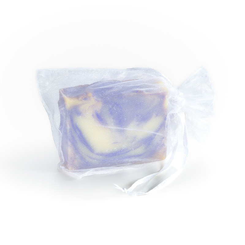Savon solide, au beurre de Karité et Lavandin Bio (90g)