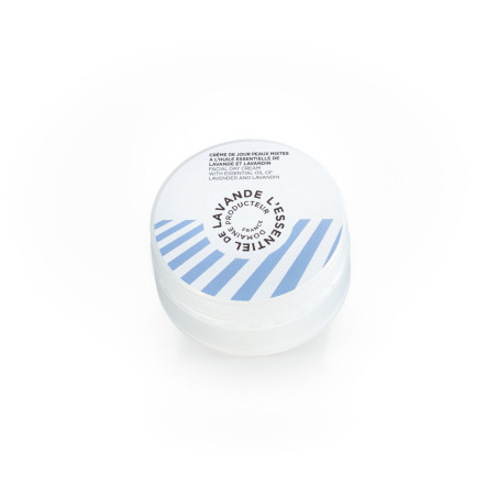 Crème de jour, aux huiles essentielles Bio de Lavande et Lavandin (pot 50ml)